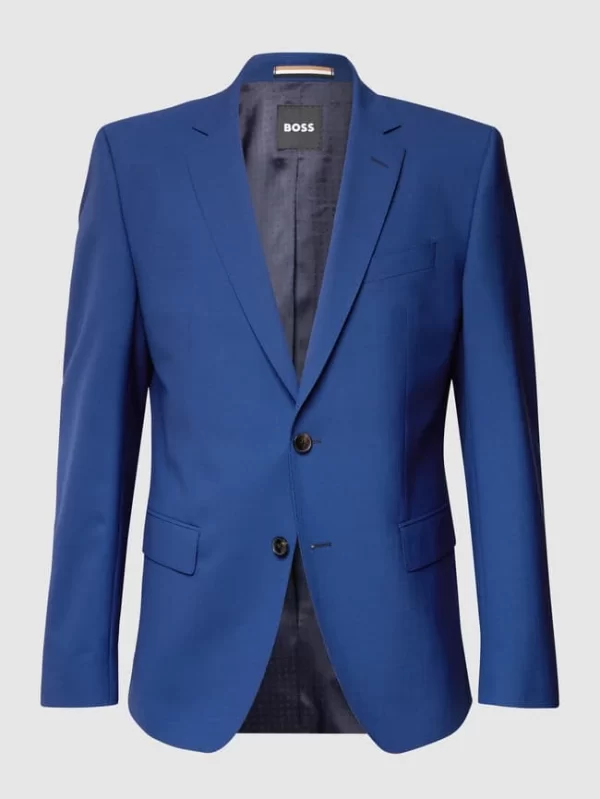 Blitzangebot ? BOSS Sakko Mit Reverskragen Modell ‘Huge’ – Marineblau ? 3