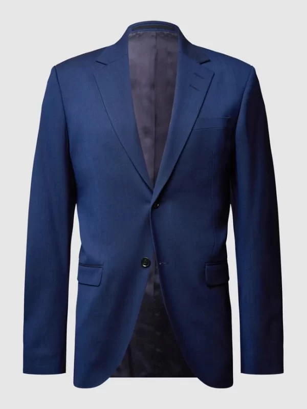 Aktion ? Tiger Of Sweden Slim Fit 2-Knopf-Sakko Mit Stretch-Anteil Modell ‘Jamonte’ – Royalblau ✔️ 3