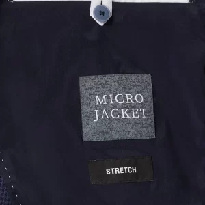 Schlussverkauf ? DIGEL Slim Fit 2-Knopf-Sakko Mit Hahnentritt-Dessin Modell ‘Kristo’ – Royalblau ? 18