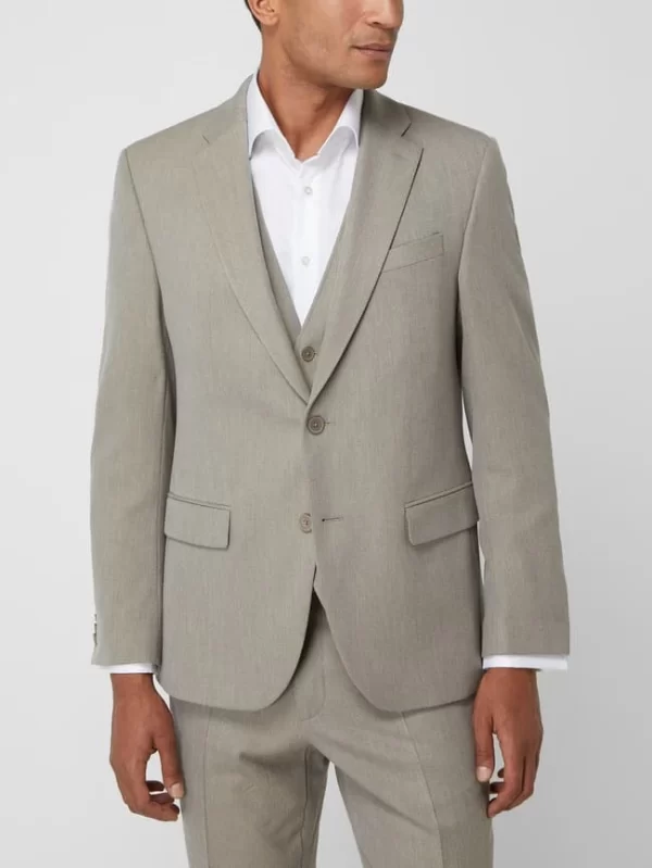 Beste Bewertungen von ? Pierre Cardin 2-Knopf-Sakko Mit Stretch-Anteil Modell ‘Grant’ – Schlamm ? 5