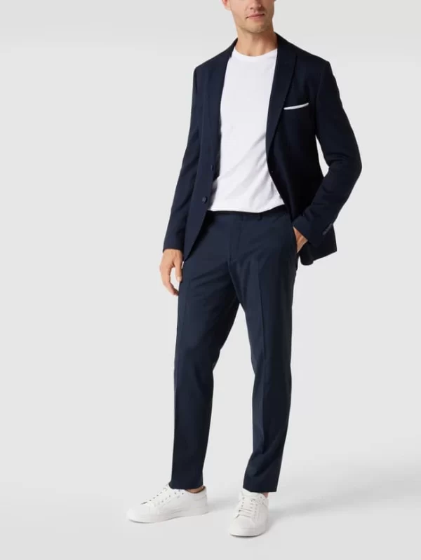 Schlussverkauf ? Cinque 2-Knopf-Sakko Mit Stretch-Anteil Modell ‘Cirelli’ – Blau ? 1