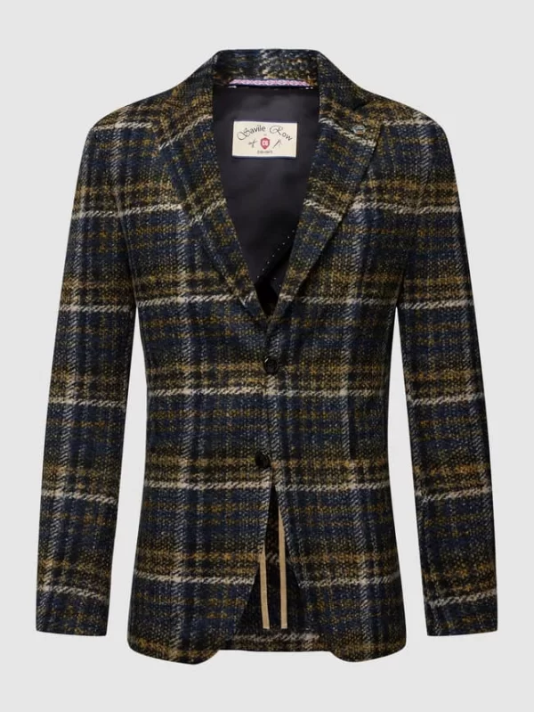 Aktion ⌛ CG – Club Of Gents 2-Knopf-Sakko In Woll-Optik Modell ‘Conley’ – Blau ? 3