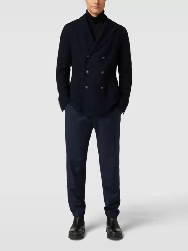 Besorgen ❤️ Windsor Sakko Mit Strickmuster Modell ‘Salto’ – Marineblau ? 1