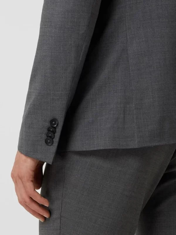 Angebote ? Esprit Collection Slim Fit 2-Knopf-Sakko Mit Stretch-Anteil – Anthrazit ? 4