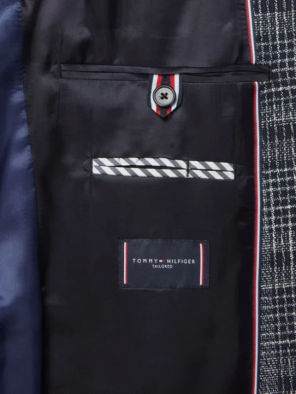 Rabatt ? Tommy Hilfiger Slim Fit 2-Knopf-Sakko Mit Woll-Anteil – Marineblau ? 6