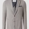Bestes Angebot ? Carl Gross Sharp Fit 2-Knopf-Sakko Aus Jersey Modell ‘Faris’ – Beige ✔️ 17